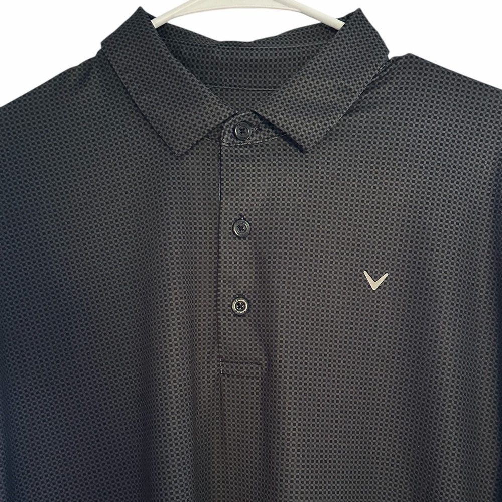 Callaway Polo Shirt Men's Size Large Opti Dri Short Sleeve Golf Polo Pre-Loved - Picture 4 of 7